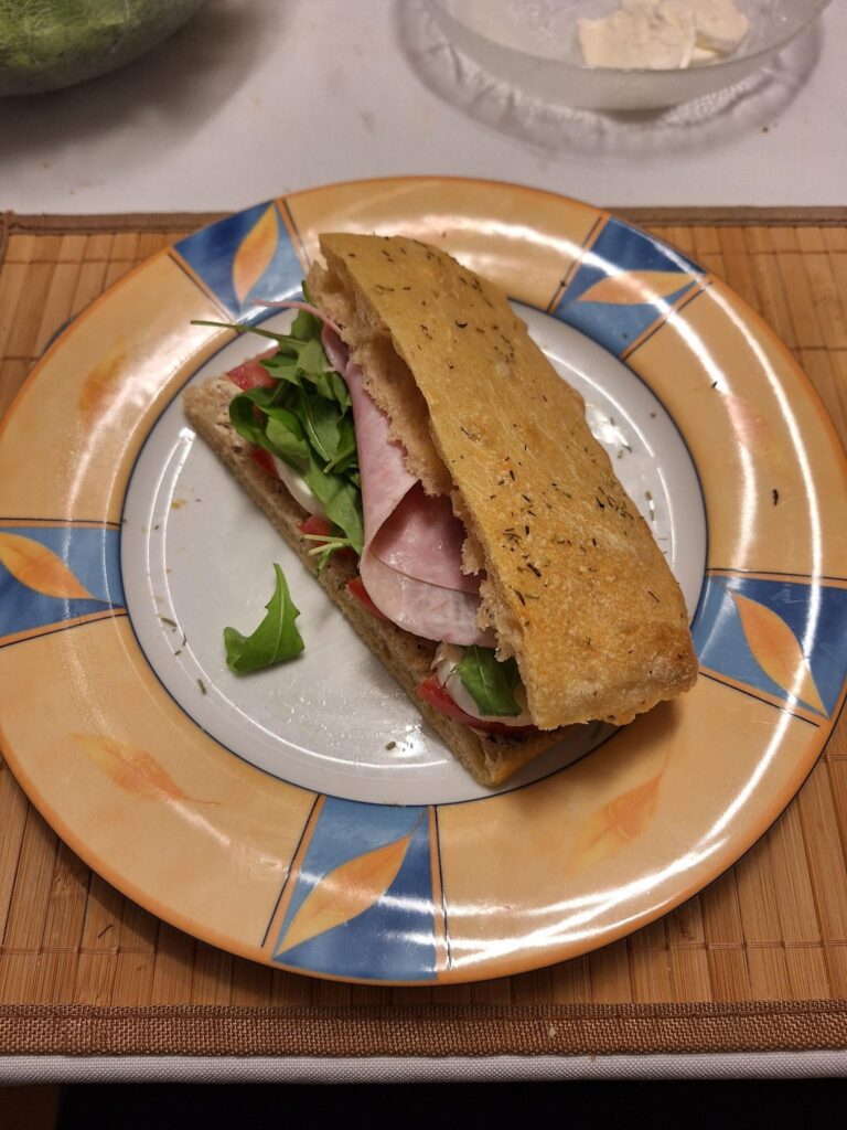 Focaccia-Sandwich